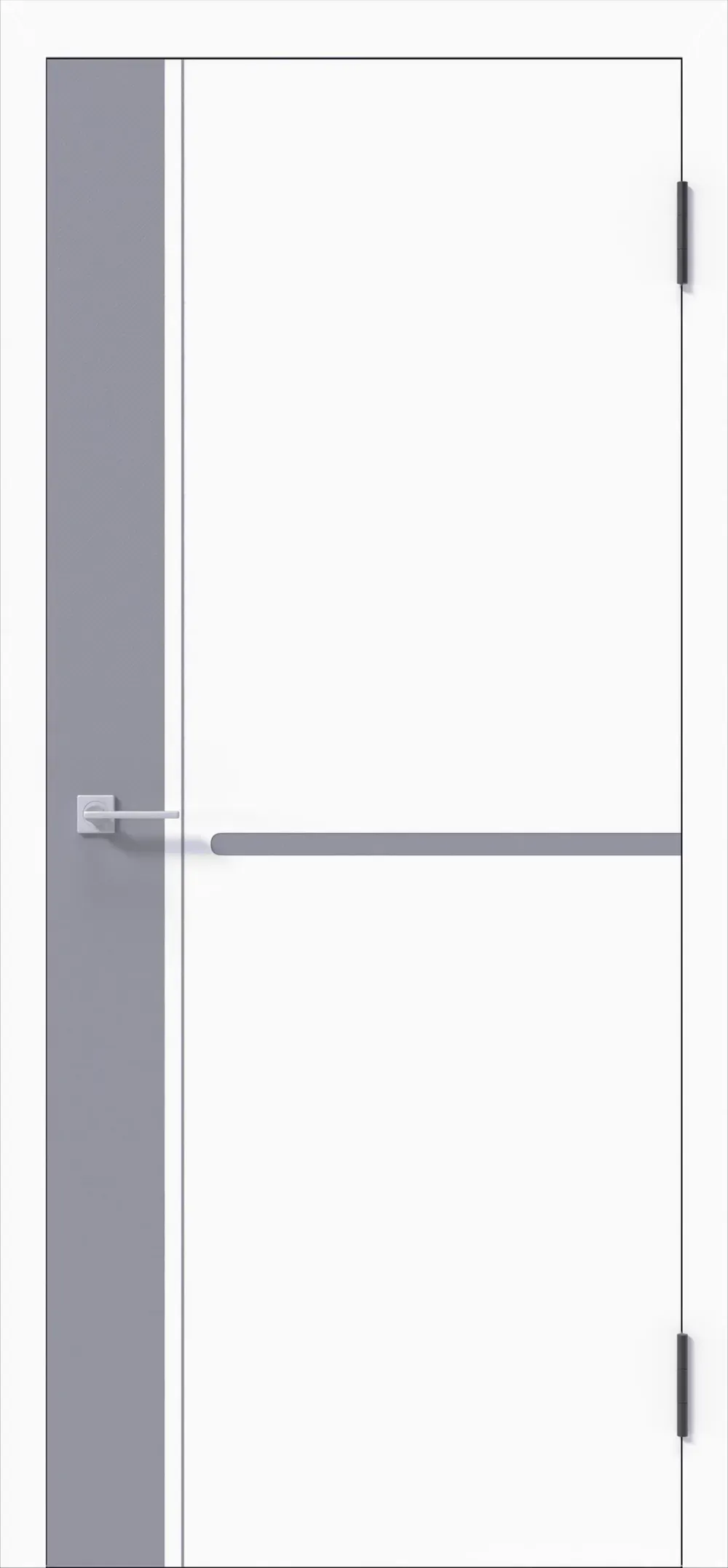 Юркас DM 2 ДГ White/Grey ABS черная с 4-х сторон