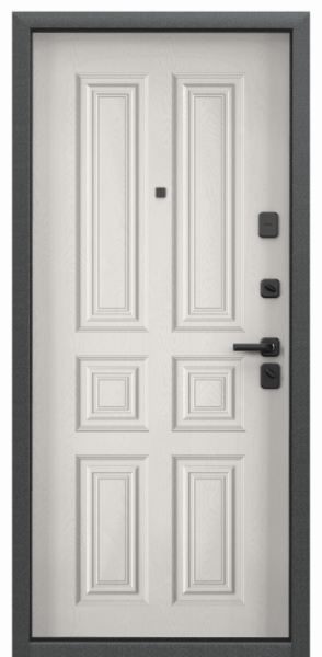 DELTA PRO MP Черный шелк / ПВХ Дуб белый матовый