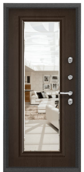 SNEGIR PRO MP Темно-серый букле графит / ПВХ Дуб коньяк