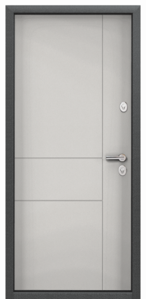 DELTA MP FDL-EI 30 Темно-серый букле графит / ПВХ Бьянко