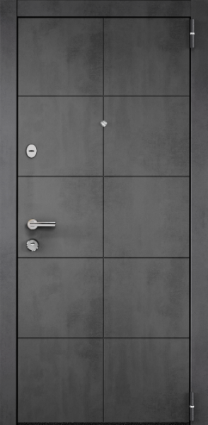 TAU PRO PP ПВХ Бетон темный / ПВХ Дуб белый матовый