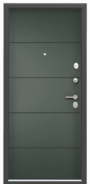 DELTA 100 MP Темно-серый букле графит / ПВХ Авокадо