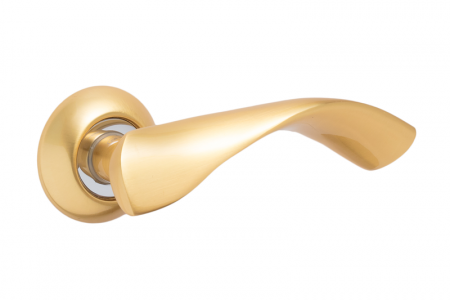 Ручки дверные B-Twist SG/CP матовое золото/хром