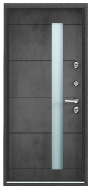 SNEGIR PRO-C MP Колоре неро / ПВХ Бетон темный