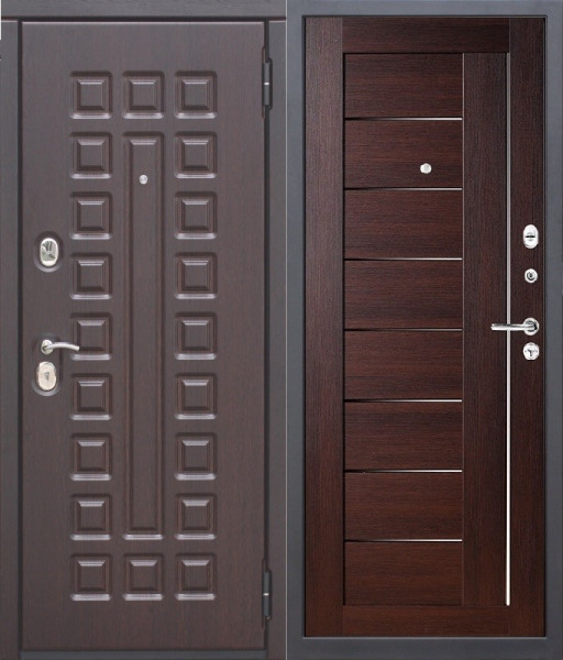 Дверь серии D-4 венге